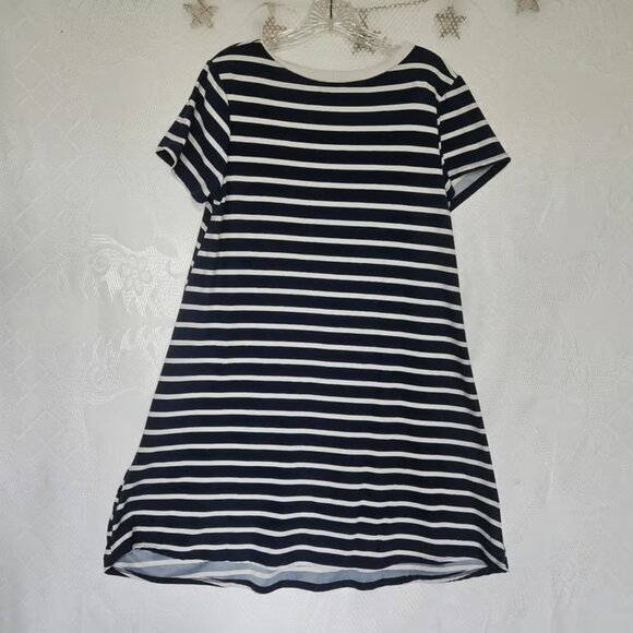 Dresses & Skirts - Try This XLarge French Stripe Tshirt Dress Nautical Parisian Coastal Cruisewear